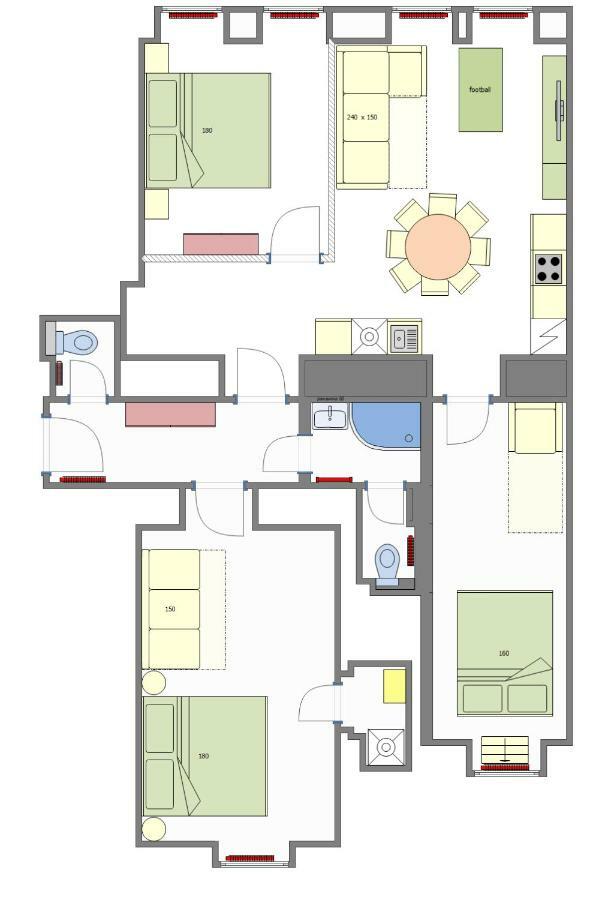 3bdr Ruterra With Table Football Apartment Prague