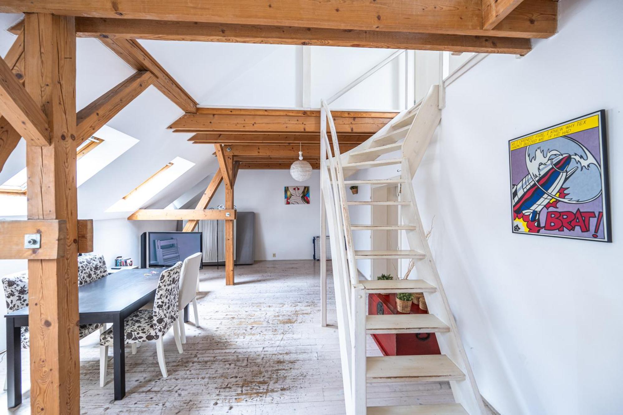 Apartment Beautiful Loft In 3 Prag
