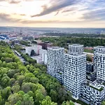 Prague Apartment In Residential Tower - Parking