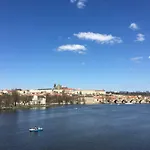 The Dancing House Residence, Two Bedroom Apartment With Balcony Near River!