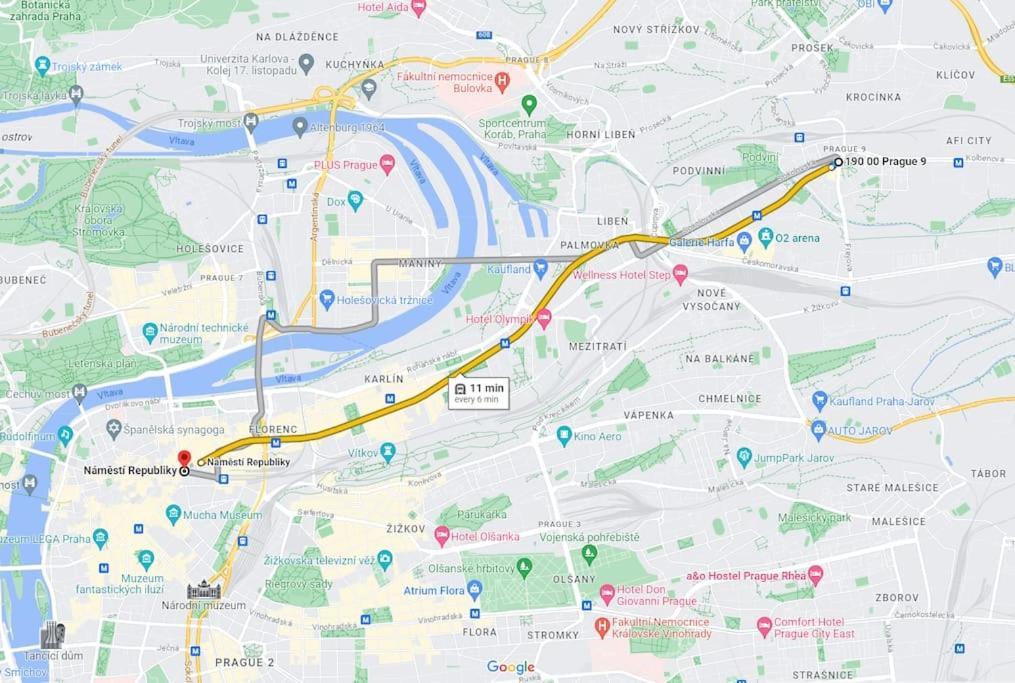 Lejlighed Entire Apartment, Near Clarion, O2 Arena, Metro 3 Min, Easter Market In Center 15 Min Prag