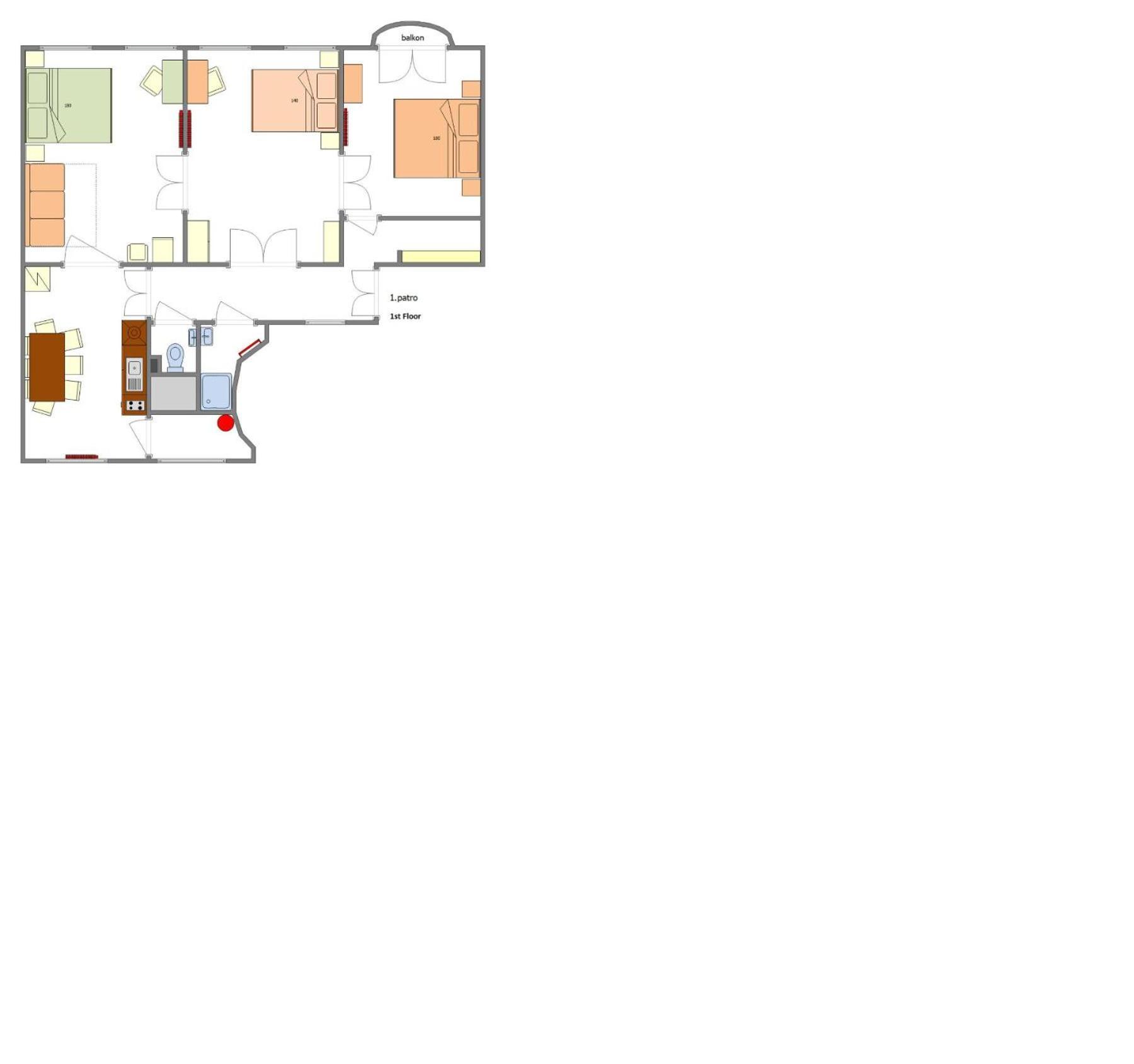 For Celebrations Spacious 3bdr With Balcony Apartmán *