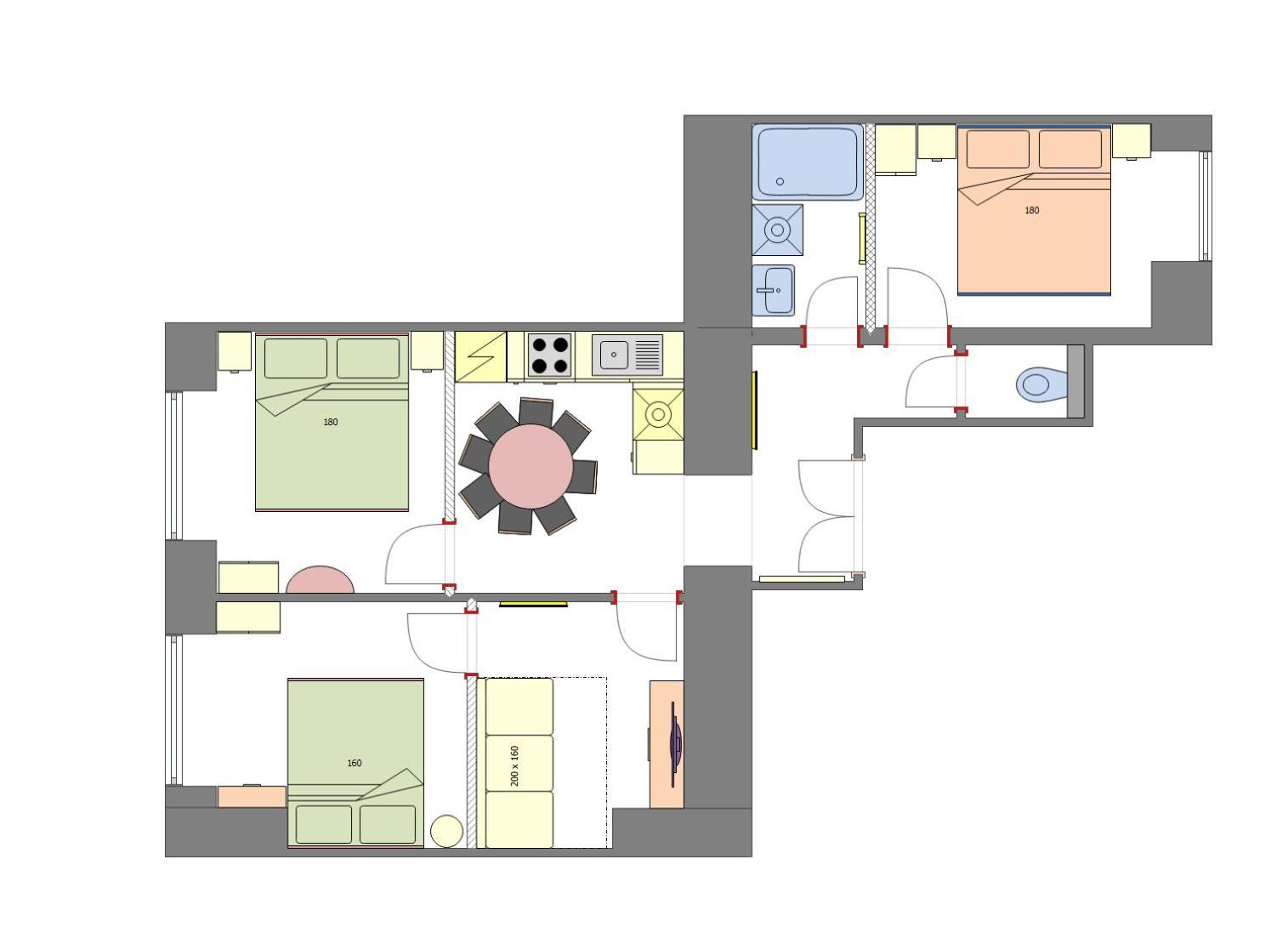 4bdr Old Town Flat By Church Of St Anne Prag