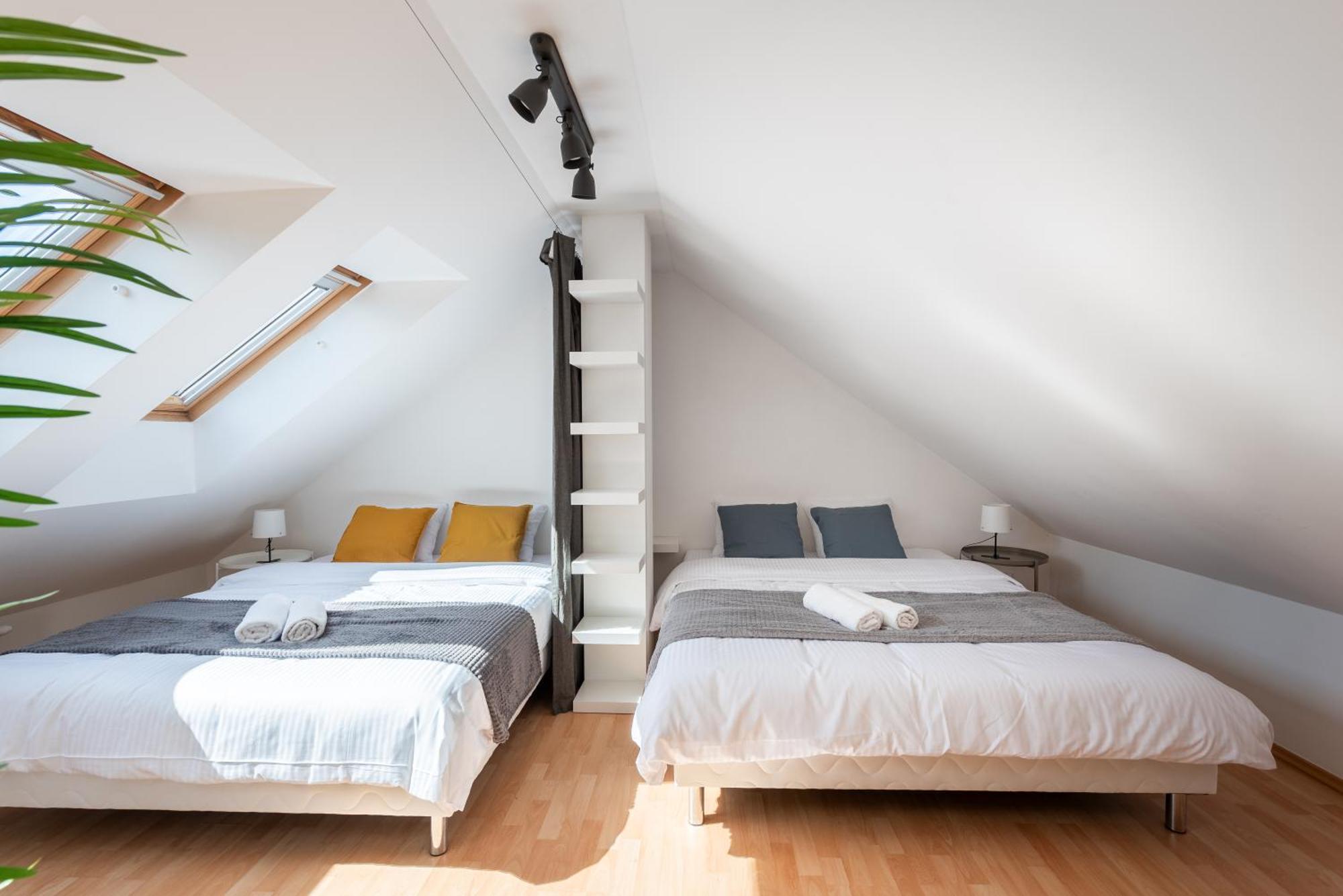 2-level With Large Balcony Apartment Prag