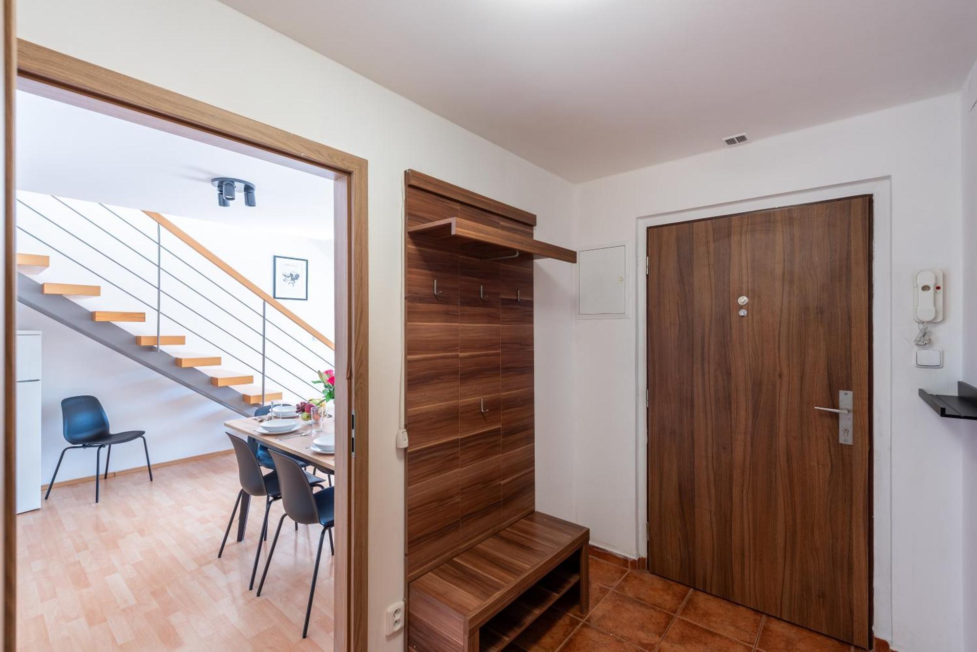 2-level With Large Balcony Apartment Prag