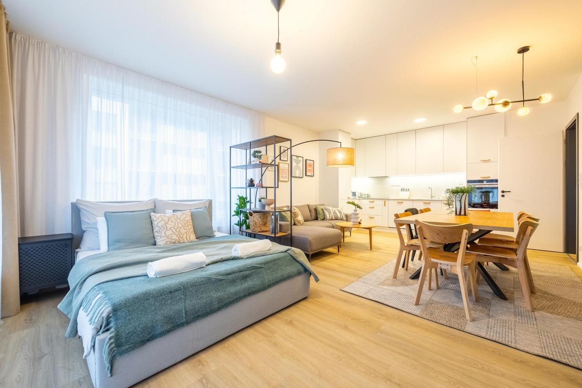 Lägenhet Spacious 3br - 2 Parking Spots, Full Kitchen, By Gravity *